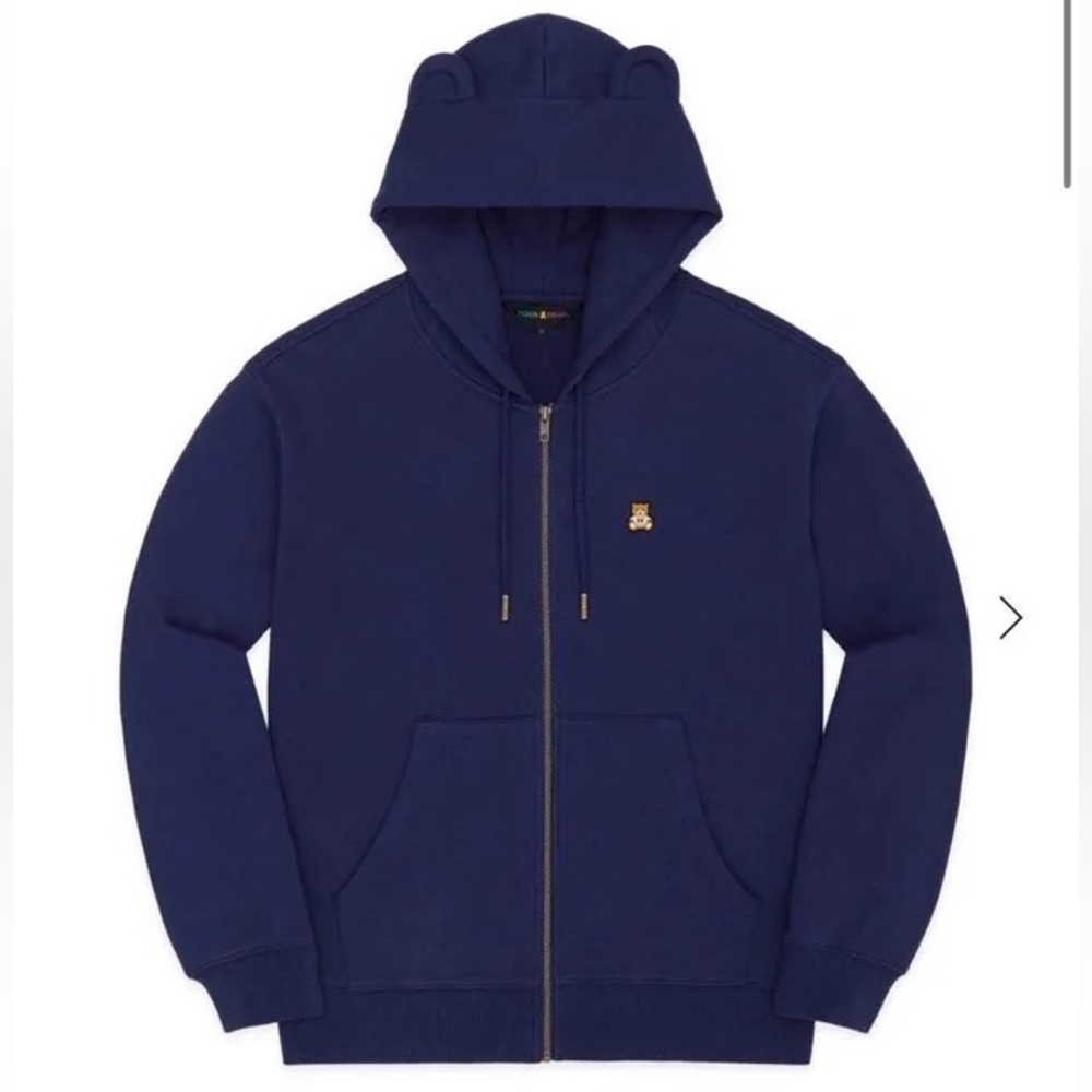 Teddy Fresh Classic Bear Ear Zip Hoodie